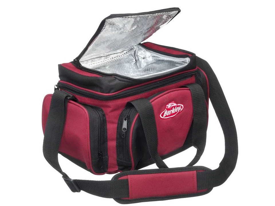 Berkley Systemtasche L Rot-Schwarz + 4 Boxen / Angeltasche - Bild 1 von 1