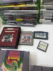 Video Game Lot of 50 Xbox Xbox 360 Nintendo Wii GameCube NES Gamboy Tested