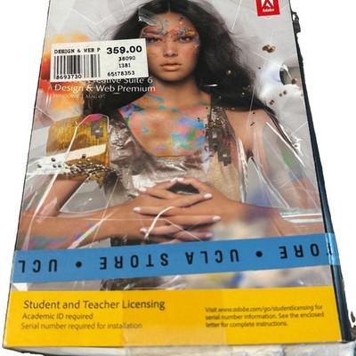 Adobe Creative Suite 6 Design:Web Premium w/Product Key Code 2012