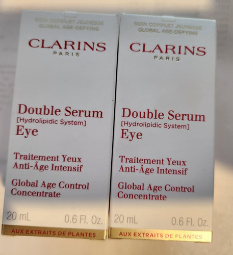 2 x ClarinsDouble Serum Eye Global Age Control Concentrate 0