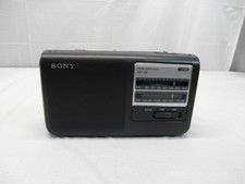 Sony ICF-38 Two Band Portable Radio AM/FM Black Sony ICF-38 AC/DC 2 Way Power