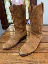 Lucchese Suede 1883 Mens Boots Size 10.5 D