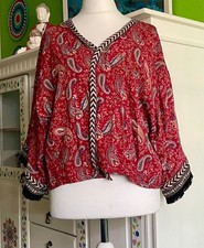 Hippie Kimono / Boho Top   Größe L   Viskos...