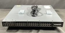 Cisco WS-C3650-48PS-L 48 Port PoE Gigabit IP Base Switch -Same Day Shipping