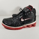 Vintage Nike Shox Flight VC4 Vince Carter Shoes Men's Size 11 Black Basketball
