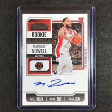 2023-24 Contenders MARKQUIS NOWELL Rookie Ticket Auto Base #136