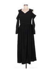 Unbranded Women Black Casual Dress M