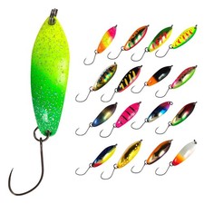 Fisherman' Z System Bux Spoon Trout Blinker 3.8g Perch Fish Sail Metal