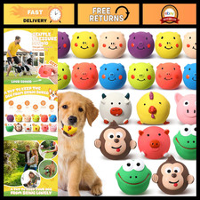 20 Pack Soft Latex Dog Squeaky Toys - Fun Squ...