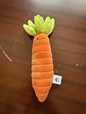 Jellycat Vivacious Vegetable Carrot NWT Soft Plush Collectible Toy