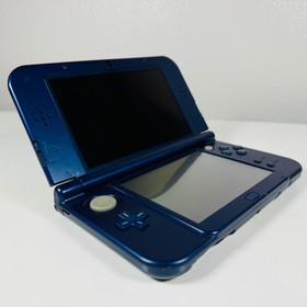 New Nintendo 3DS XL LL Metallic Blue Console *Bright Spots* w/Extras - US Seller