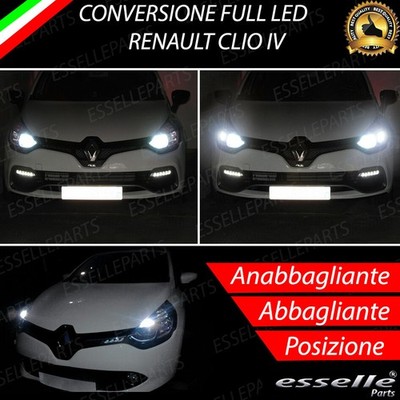 OMAC Set Listelli Fanali E Luci Posteriori Per Renault Clio IV (2012-2019) | 6 Pezzi In Acciaio Inox Cromato