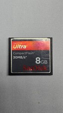 SanDisk 8GB Ultra CompactFlash CF Memory Card 30MB/s Tested Used