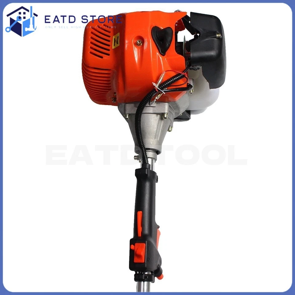 For 62cc 2-strokes 7 in 1 brush cutter grass trimmer weed eater hedge pruner saw - Image 3 of 3