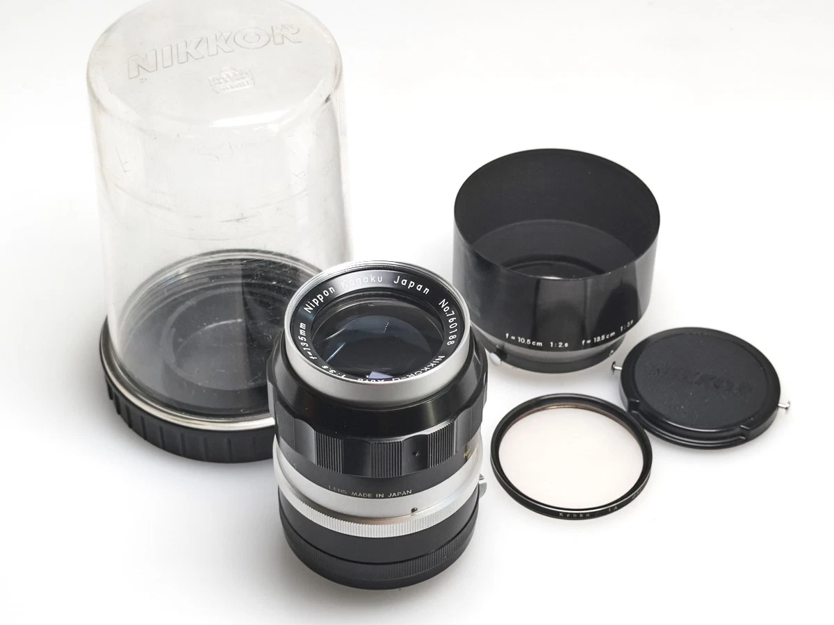 Nikon NIKKOR f/3.5 Camera Lenses 135mm Focal for sale - eBay