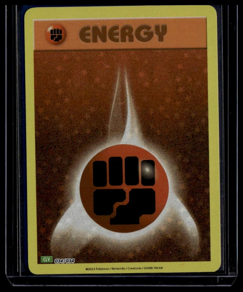 Trading Card Game Classic #034/034 Basic Fighting Energy - Image 2 of 2