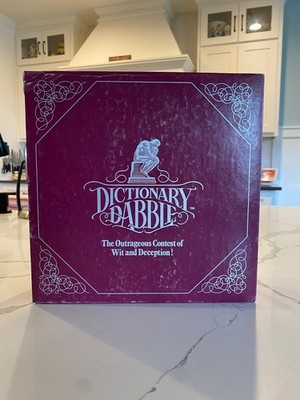 Dictionary Dabble 1986 by Alna - COMPLETE