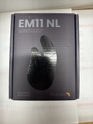 ProtoArc Ergonomic Vertical Mouse, EM11 NL Bluetooth Mouse Wireless, Ergo Mouse