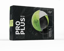   NEW   Vice Pro Plus Neon Lime Green Golf Balls, 1 Dozen