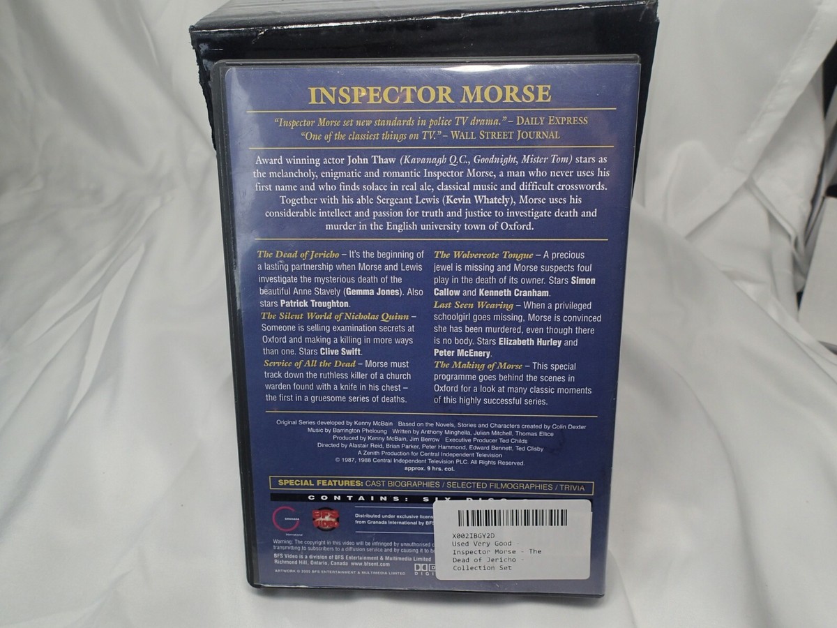 Inspector Morse - The Dead of Jericho Set (DVD, 2005, 6-Disc