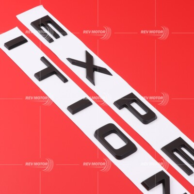 #ad Front Hood Tailgate Letters For Expedition Emblem 2022 2024 Matte Black $45.99