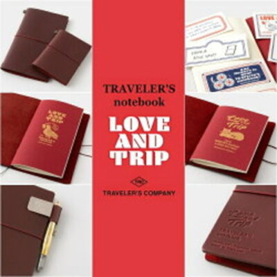 TRAVELER'S Notebook - LOVE AND TRIP Limited Edition Red (Regular