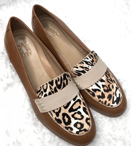 Para Mujer Zapatos Naturalizer Veronica mocasines pisos tamaño 6M Camelot Animal  Print | eBay