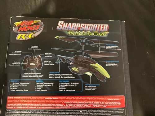 Air Hogs RC Sharpe Shooter Tracer Fire Lauching Helicopter Remote Control Rare - Picture 4 of 9