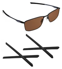 Black Replacement Ear Socks for Oakley Socket 5.5 OX3218 Non-Slip Temple Tips