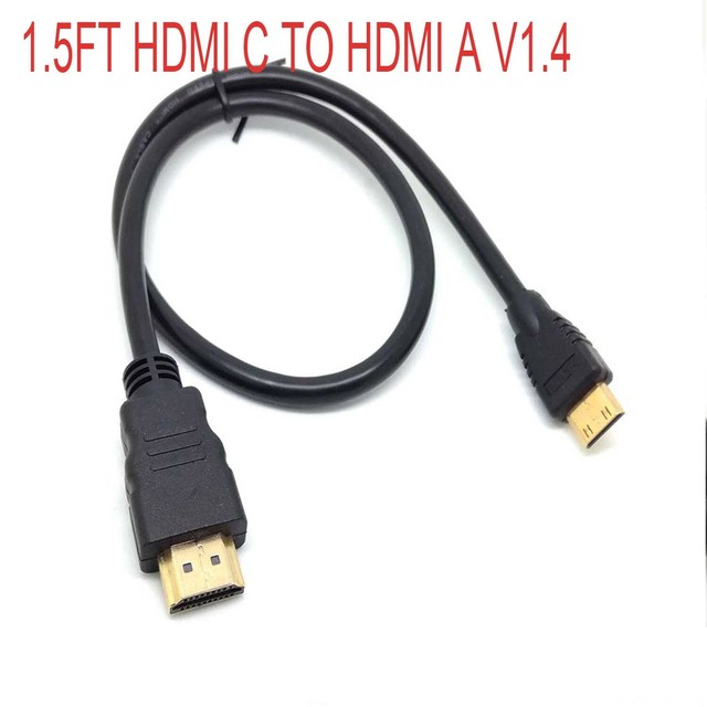 HDMI male to Mini HDMI A/V Audio Video HD Cable for Nikon DSLR D3100