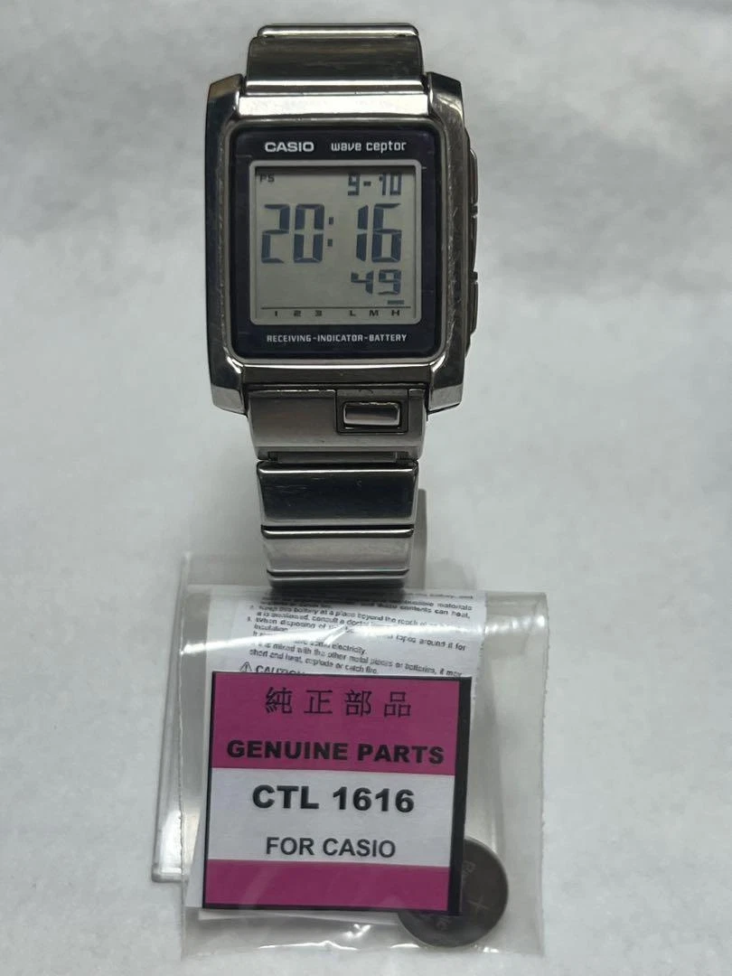 CASIO I-RANGE IRW-100 Wave Setter Battery Replaced digital watch men