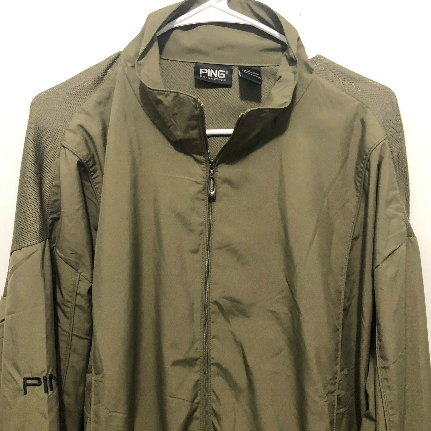 Ping Collection Full Zip Windbreaker Jacket Mesh … - image 2