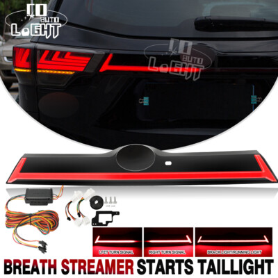 Smoked LED Rear Tail Trunk Brake Light For Toyota Highlander 2014-2019 W/Hole