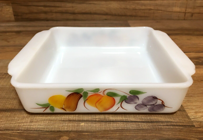 ANCHOR HOCKING - FIRE KING - GAY FAD FRUIT 8