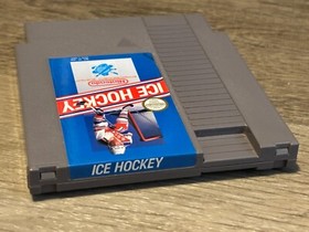 Ice Hockey Nintendo Nes Cleaned & Tested Authentic
