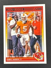2024 Panini Score Kamal Hadden Rookie #378 Kansas Chity Chiefs