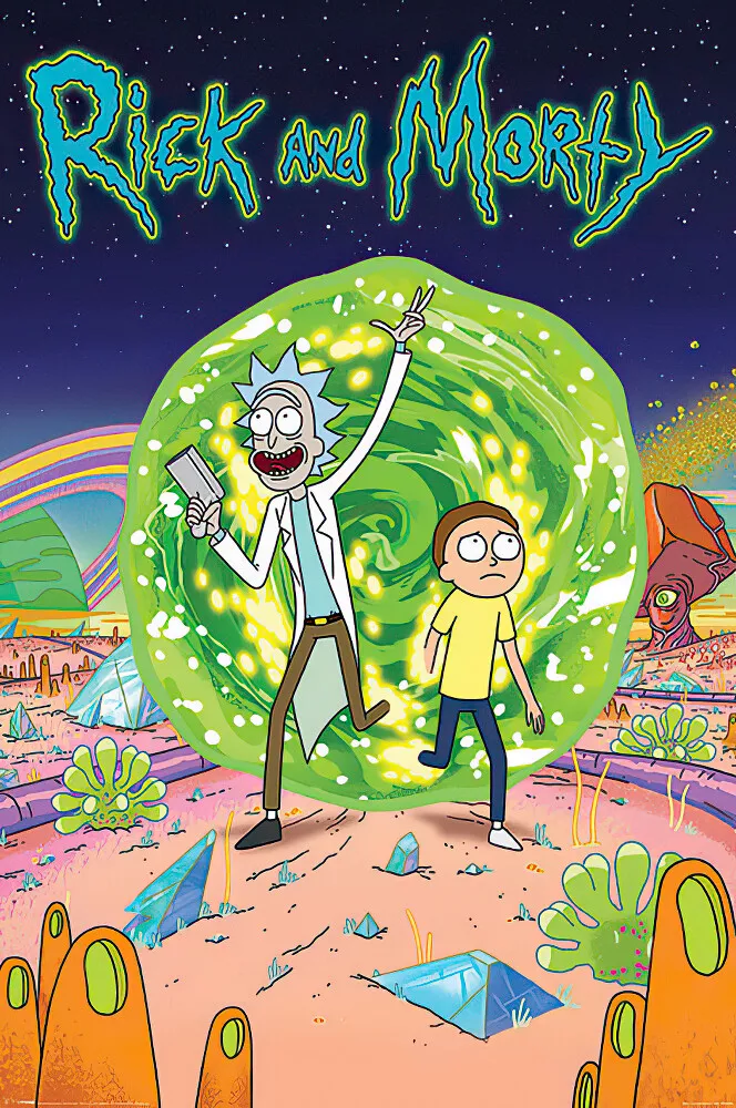 Download Rick And Morty Portal Space Wallpaper