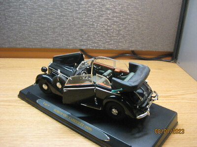 LA005 RICKO 32152 Voiture 1/18 Horch 930V cabriolet 1939 noire 4022498016529