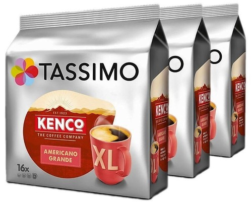 3 x Packs Tassimo Kenco Americano 