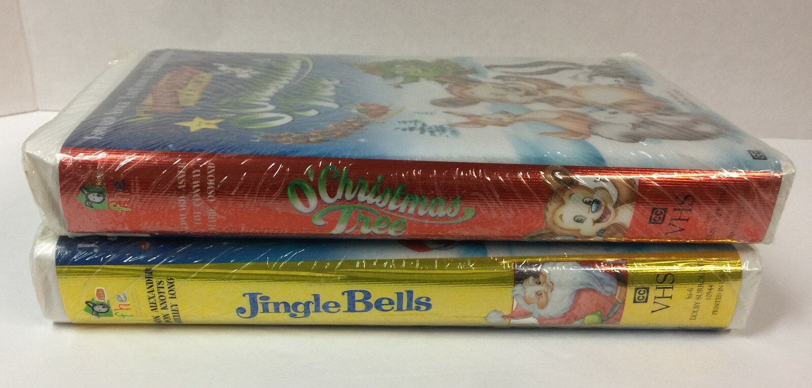 O Christmas Tree & Jingle Bells VHS LOT **NEW** Clamshell Christmas