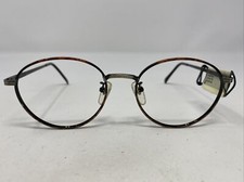 AOSAFETY 610 Goldtone 50-20-145 Demi Brown/Gold Full Rim Eyeglasses Frame -S99