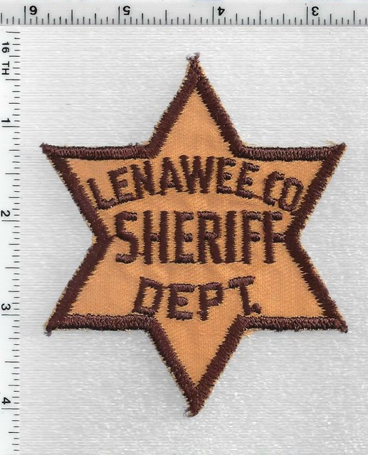 Lenawee County Sheriff's Dept. (Michigan) 1st Issue Shoulder Patch eBay