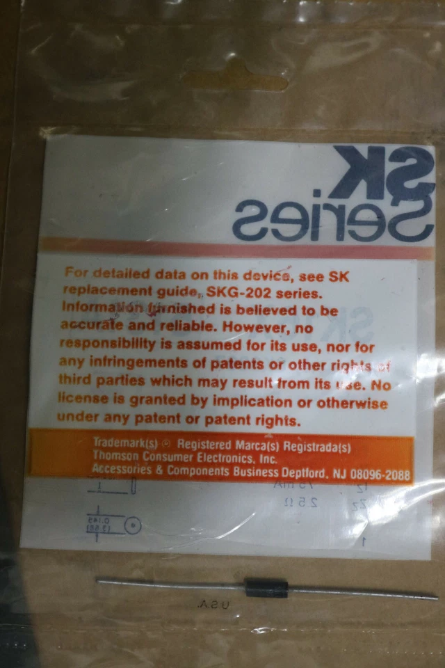 批量 7 件 - RCA SK 系列 SK16X 以前 SK3397 5-W Zener 二极管 — 第 4/4 张图片