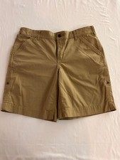 Carhartt Womens 12 Carpenter Roll Up Shorts Original Fit Tan