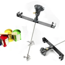 50 Gallon Tank Barrel Mixer 1/2HP Stainless Steel Barrel Coating Blender Mixer