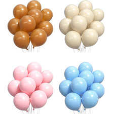100 X Latex PLAIN BALLONS helium WHOLESALE BALLOONS Quality Party Birthday DECOR
