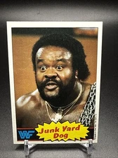 JUNK YARD DOG 1985 Topps WWF Pro Wrestling #4 Fresh Pull From Sealed Case