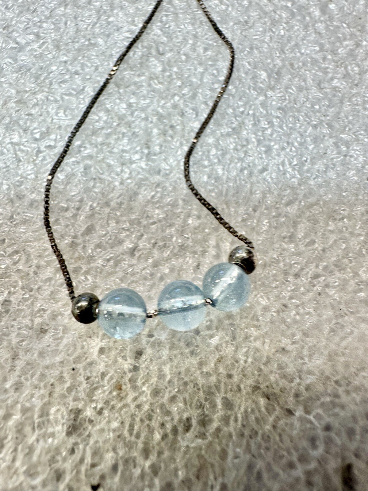 .925 Sterling Silver Adjustable Draw String Box C… - image 2