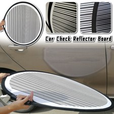 80cm Striped Circular Reflector Board Foldable Lined Light Dent Pan Check Tool