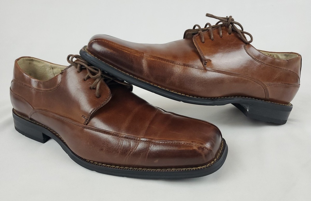 Florsheim Dress Shoes Mens 10D Oxford Brown Leather Lace Up Casual 11256-200 Florsheim Men main image 3